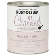 Rust-Oleum Interior Paint, Matte, Pink Chalked, 1 qt 285142